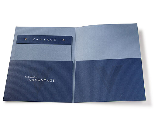 Vantage Financial Partners Limited capabilities brochure and folder interior